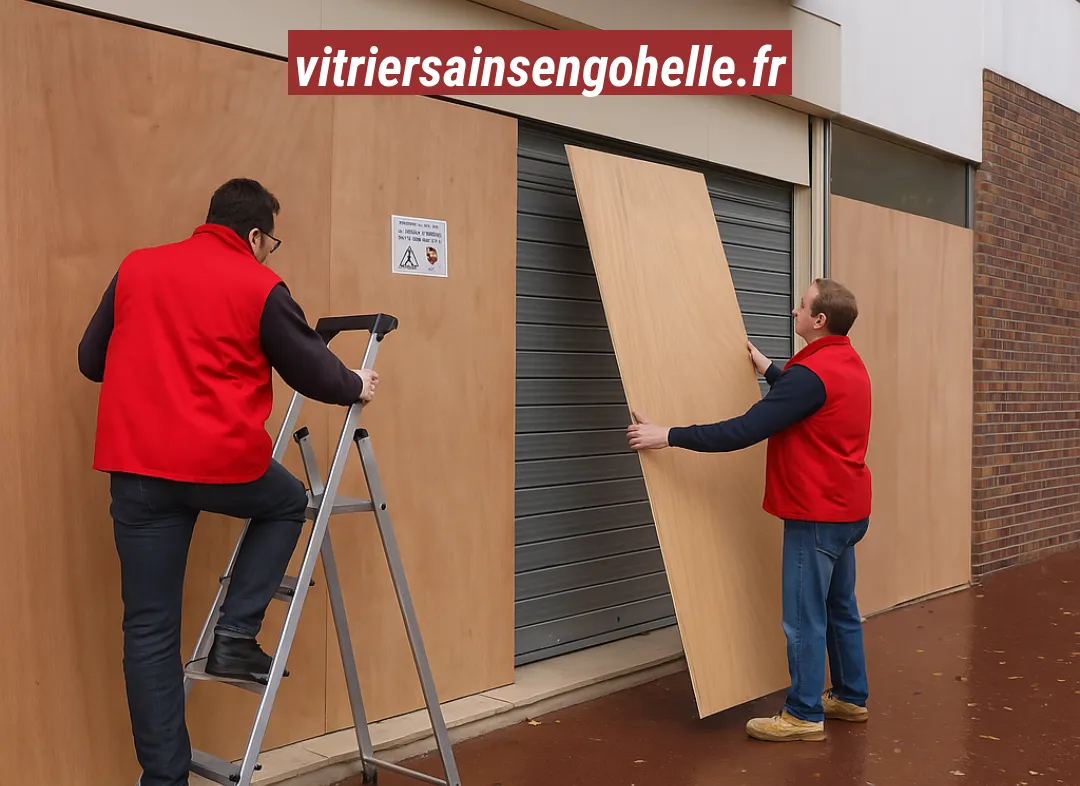 Mise en sécurité fermeture provisoire Sains-en-Gohelle